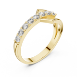 2.5 mm & 8.16 mm Designer Moissanite Ring