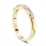 1.9 mm Fancy Moissanite Band