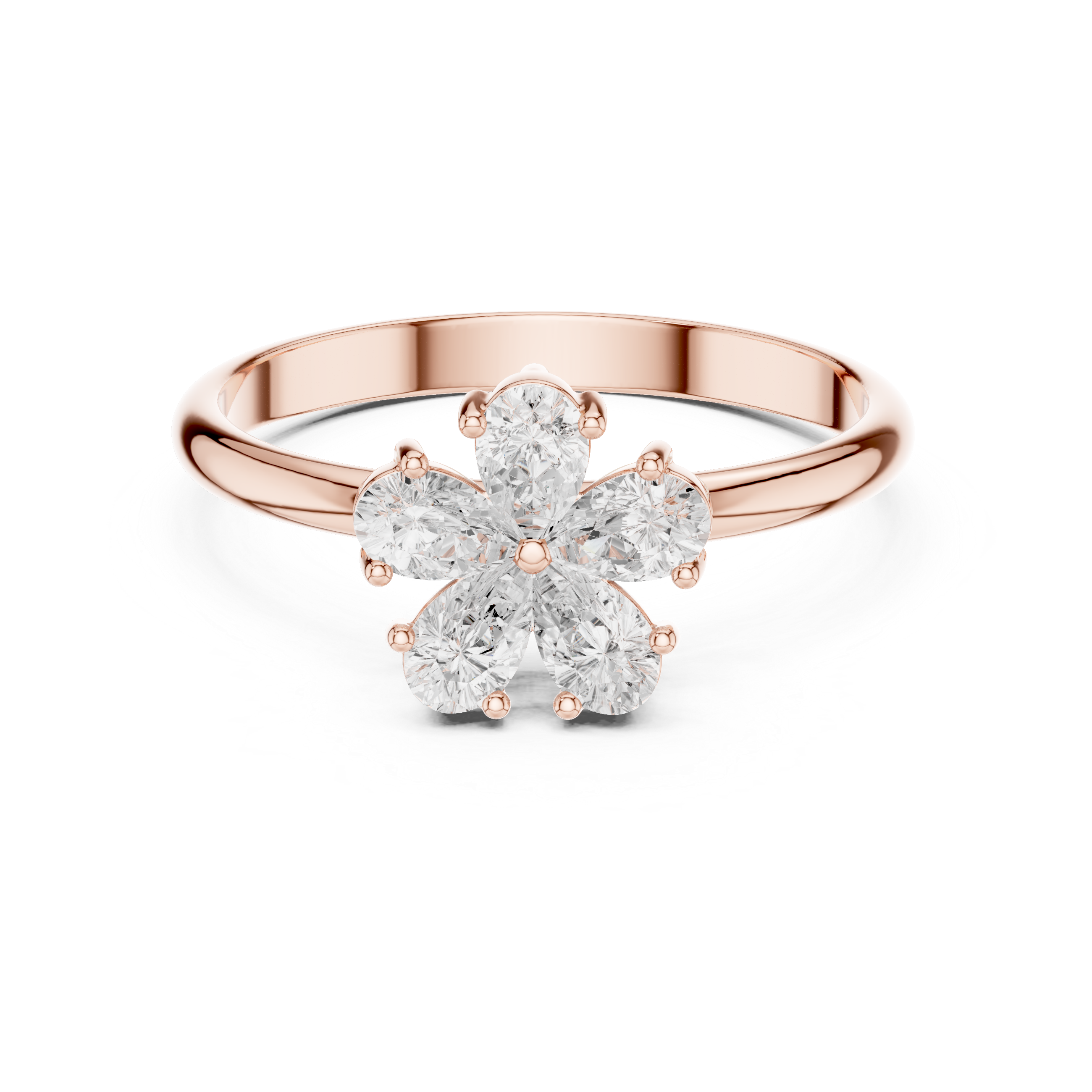 0.46 Carat Louis Vuitton Inspired Fine Moissanite Ring