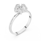 0.46 Carat Louis Vuitton Inspired Fine Moissanite Ring