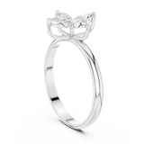0.41 Carat Louis Vuitton Inspired Fine Moissanite Ring