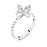 0.41 Carat Louis Vuitton Inspired Fine Moissanite Ring