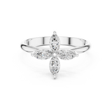 0.41 Carat Louis Vuitton Inspired Fine Moissanite Ring