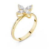 0.41 Carat Louis Vuitton Inspired Fine Moissanite Ring