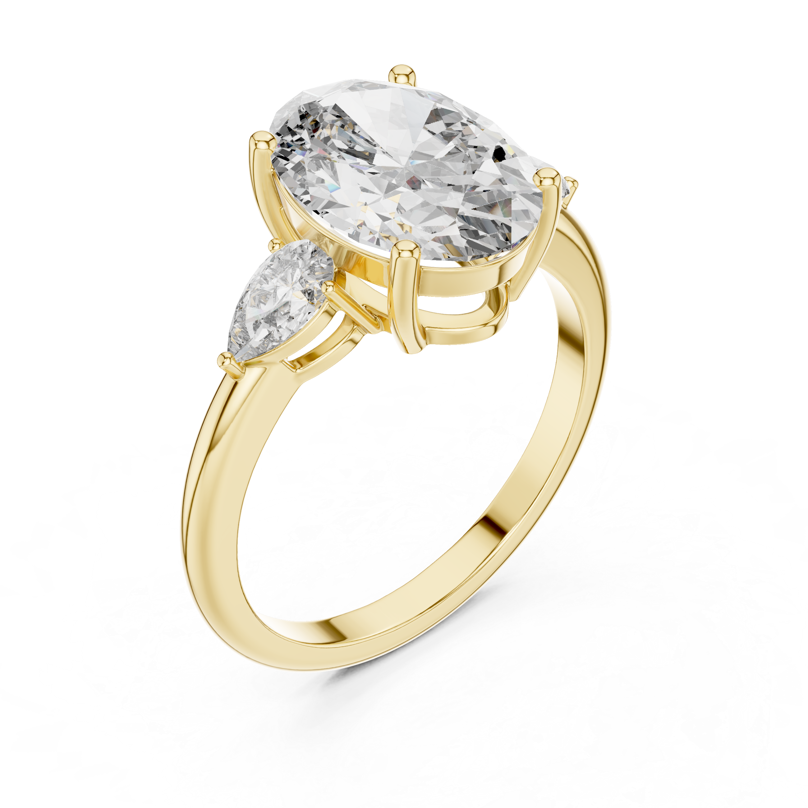 3.1 Carat Georgina Rodríguez Inspired Oval Cut Moissanite Ring