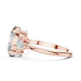 3.1 Carat Georgina Rodríguez Inspired Oval Cut Moissanite Ring