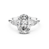 3.1 Carat Georgina Rodríguez Inspired Oval Cut Moissanite Ring