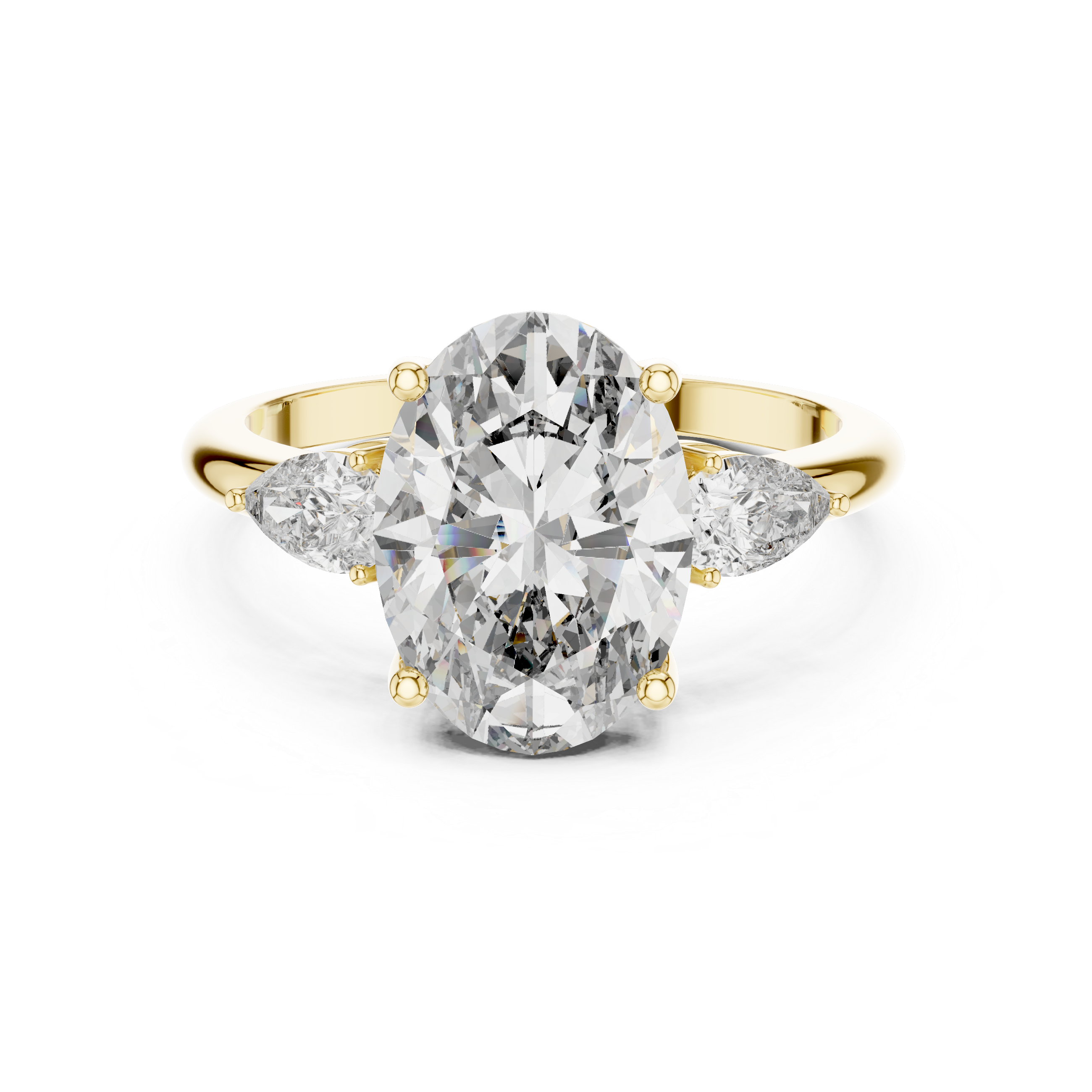 3.1 Carat Georgina Rodríguez Inspired Oval Cut Moissanite Ring