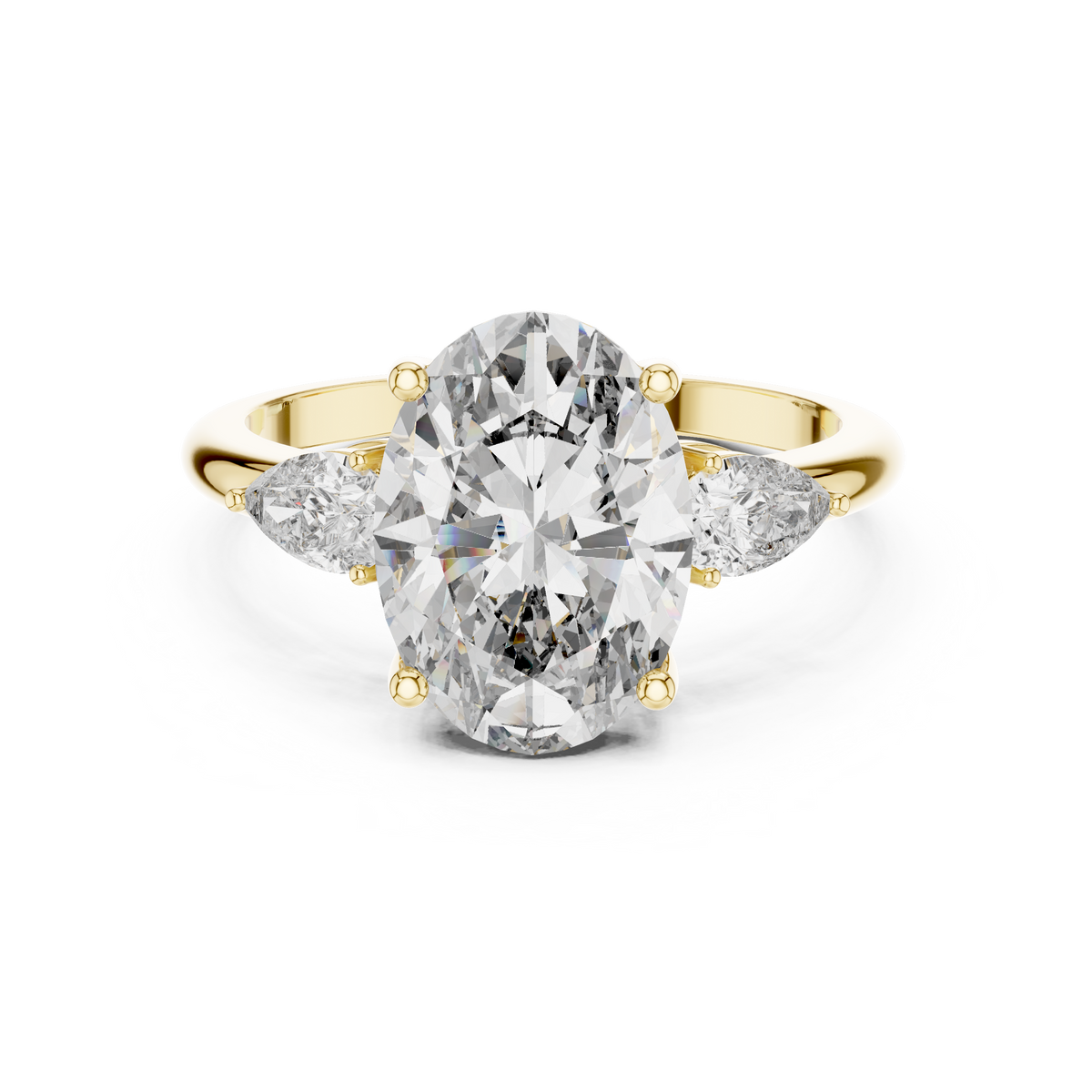 3.1 Carat Georgina Rodríguez Inspired Oval Cut Moissanite Ring