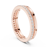 0.42 Carat - 3.63 mm Fine Moissanite Band