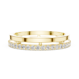 0.42 Carat - 3.63 mm Fine Moissanite Band
