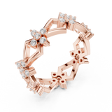0.48 Carat - 6 mm Designer Moissanite Band