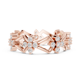 0.48 Carat - 6 mm Designer Moissanite Band