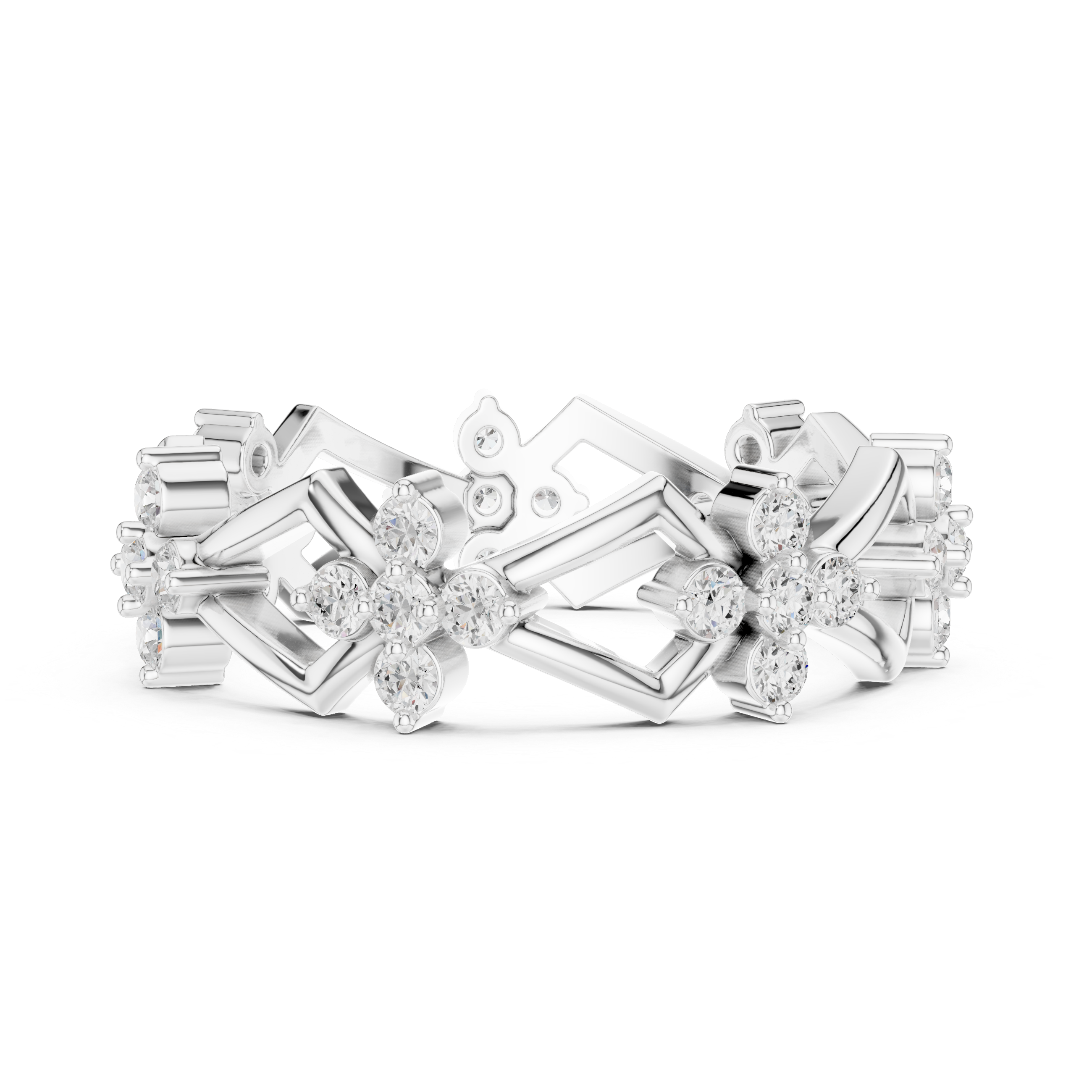 0.48 Carat - 6 mm Designer Moissanite Band
