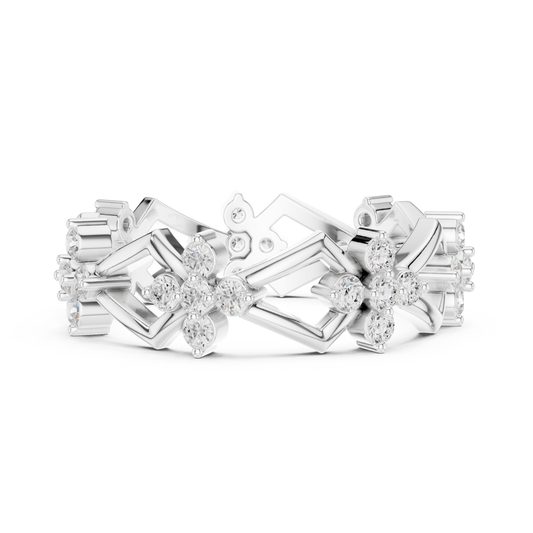 0.48 Carat - 6 mm Designer Moissanite Band