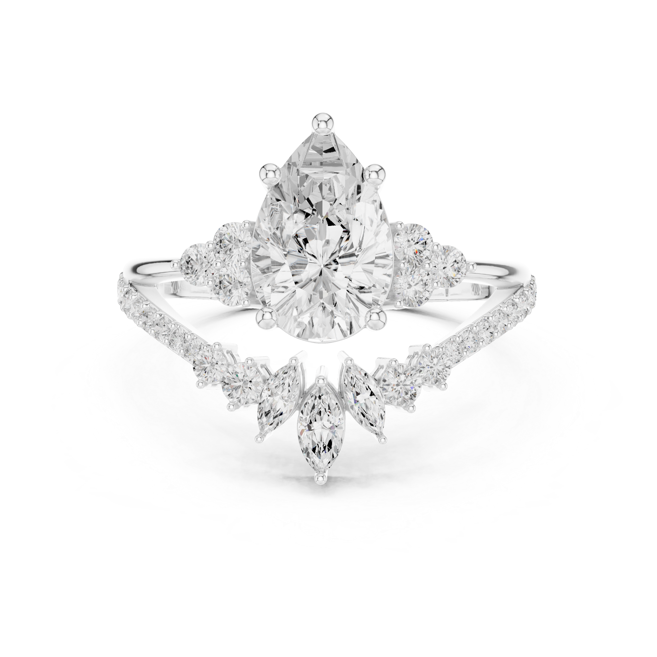 2 Carat Exquisite Moissanite Ring