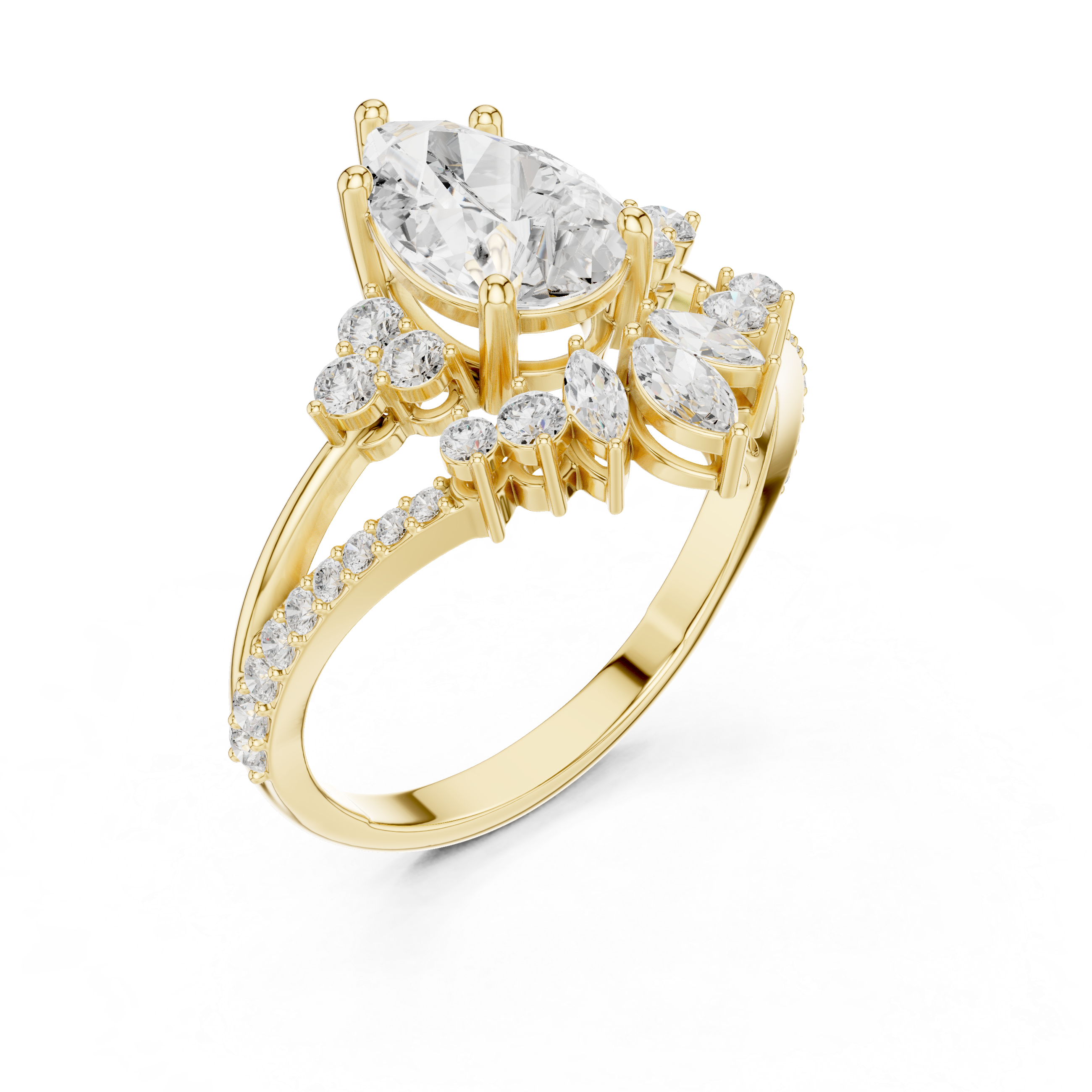 2 Carat Exquisite Moissanite Ring