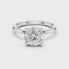 2.1 Carat Elegant Round Cut Moissanite Ring