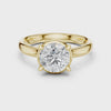 1.5 Carat Luxury Round Cut Moissanite Ring