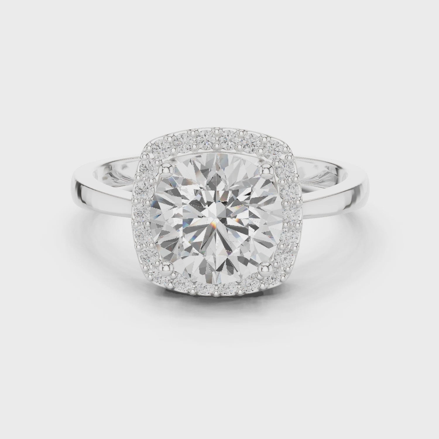 2.2 Carat Fancy Moissanite Ring