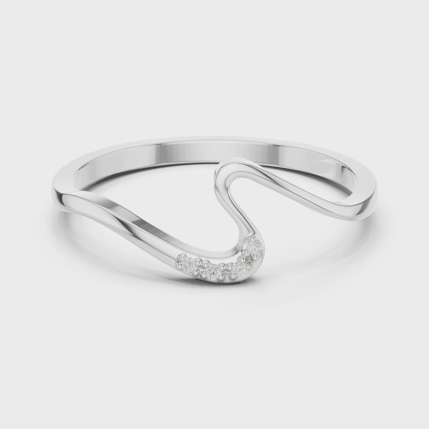 1.6 mm Elegant Moissanite Ring