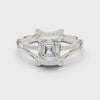 1.2 Carat Asscher Cut Moissanite Ring