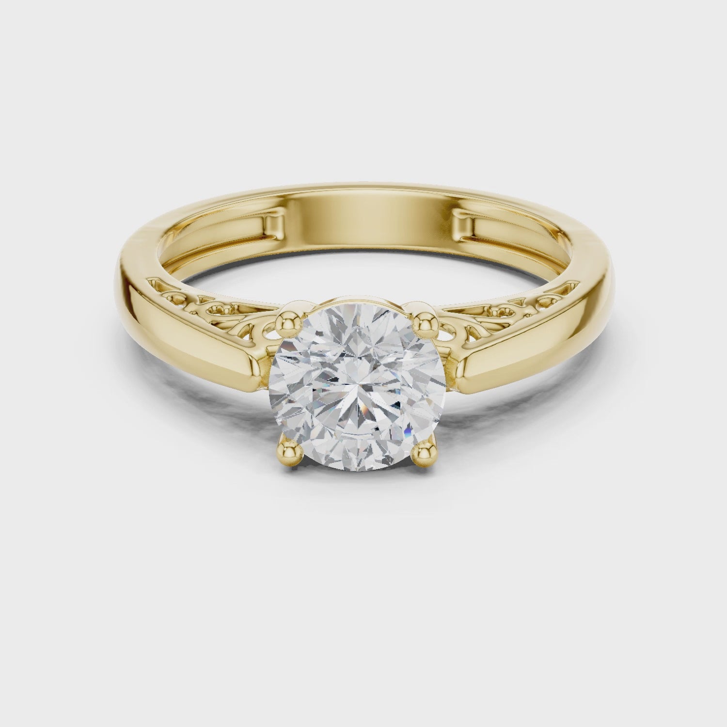 1.3 Carat Designer Moissanite Ring