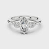 1.2 Carat Marquise Cut Moissanite Ring