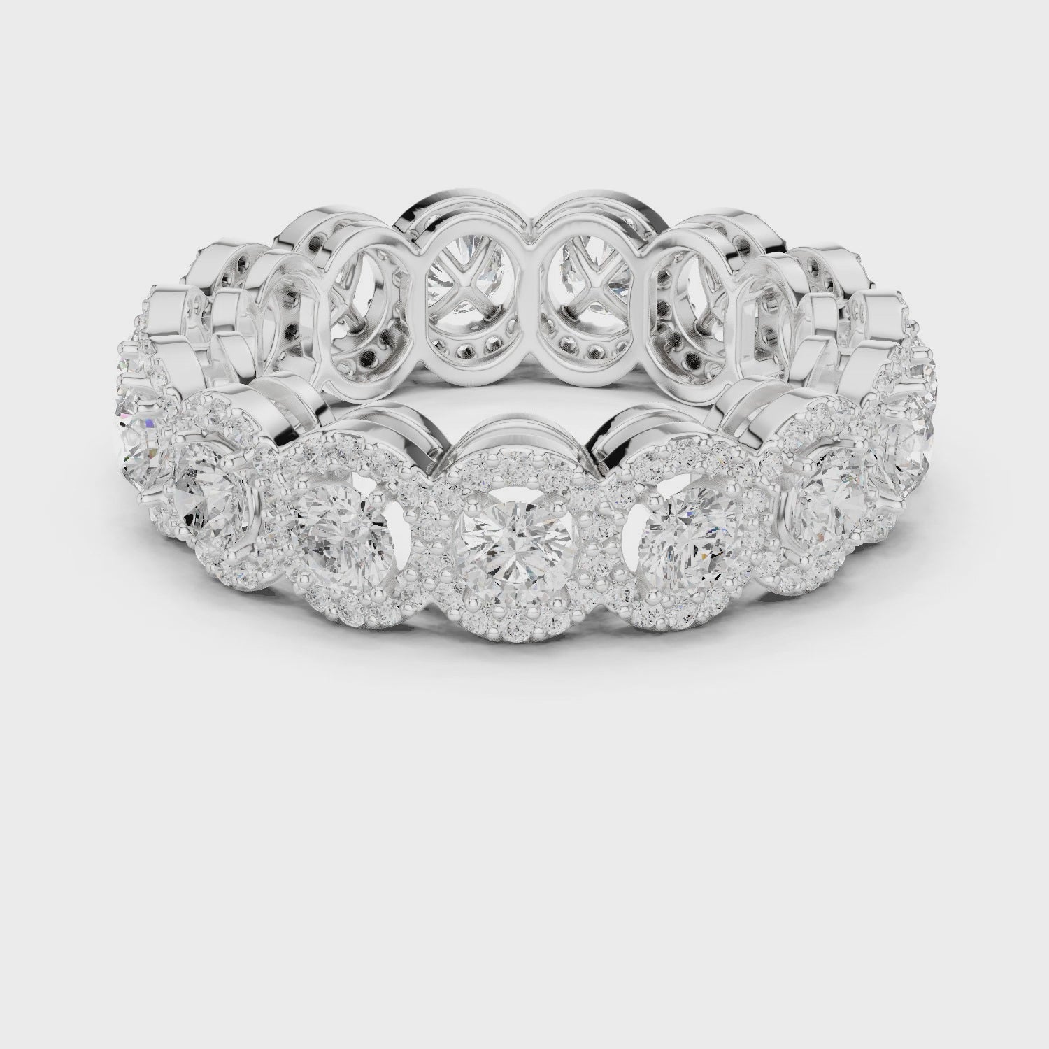 3.2 carat - 5.9 mm Royal Moissanite Ring