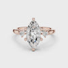 2.15 Carat - Selena Gomez Inspired Marquise cut fine Moissanite Ring