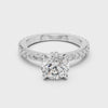 1.6 Carat Ritzy Round Cut Moissanite Ring