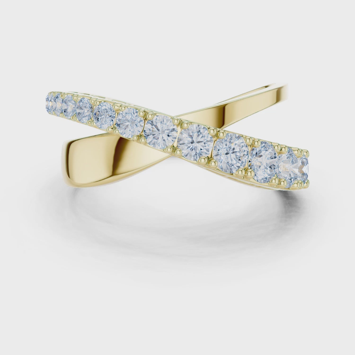 9.3 mm wide Rare Designer Moissanite Ring