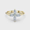 0.41 Carat Louis Vuitton Inspired Fine Moissanite Ring
