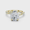 2.7 Carat Elegant Oval Cut Moissanite Ring