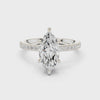 1.5 Carat Selena Gomez Inspired Marquise Cut Moissanite Ring