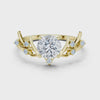 1 Carat Desginer Round Cut Moissanite Ring