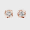 1.8 Carat Fancy Round Cut Moissanite Earrings