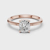 1 Carat Elegant Oval Cut Moissanite Ring