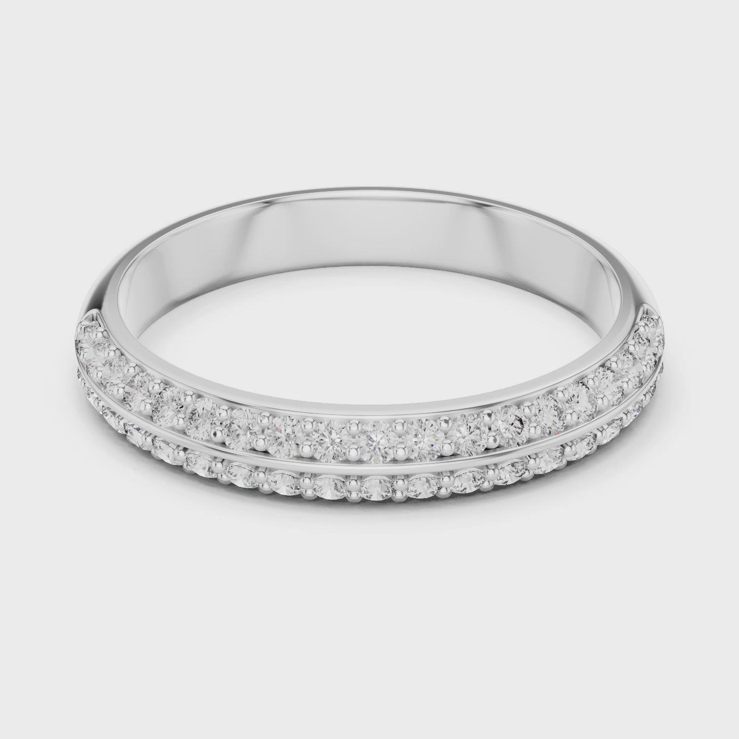 3 mm Luxury Moissanite Band