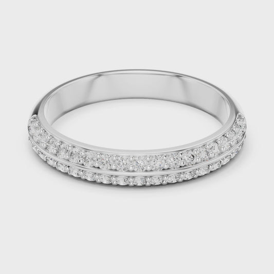 3 mm Luxury Moissanite Band