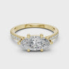 1.8 Carat Marquise Cut Moissanite Ring