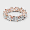 3.13 Carat - 4.19 mm Pear cut Gracious Moissanite Band