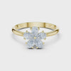 0.46 Carat Louis Vuitton Inspired Fine Moissanite Ring