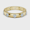 3.37 mm Cartier Inspired Moissanite Band