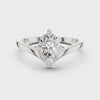 1 Carat Oval Exquisite Moissanite Ring
