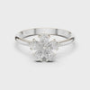 0.46 Carat Louis Vuitton Inspired Fine Moissanite Ring