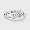 0.26 Carat Marquise Cut Moissanite Ring