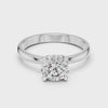 1 Carat Delicate Round Cut Moissanite Ring
