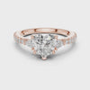 1.9 Carat Heart Cut Moissanite Ring