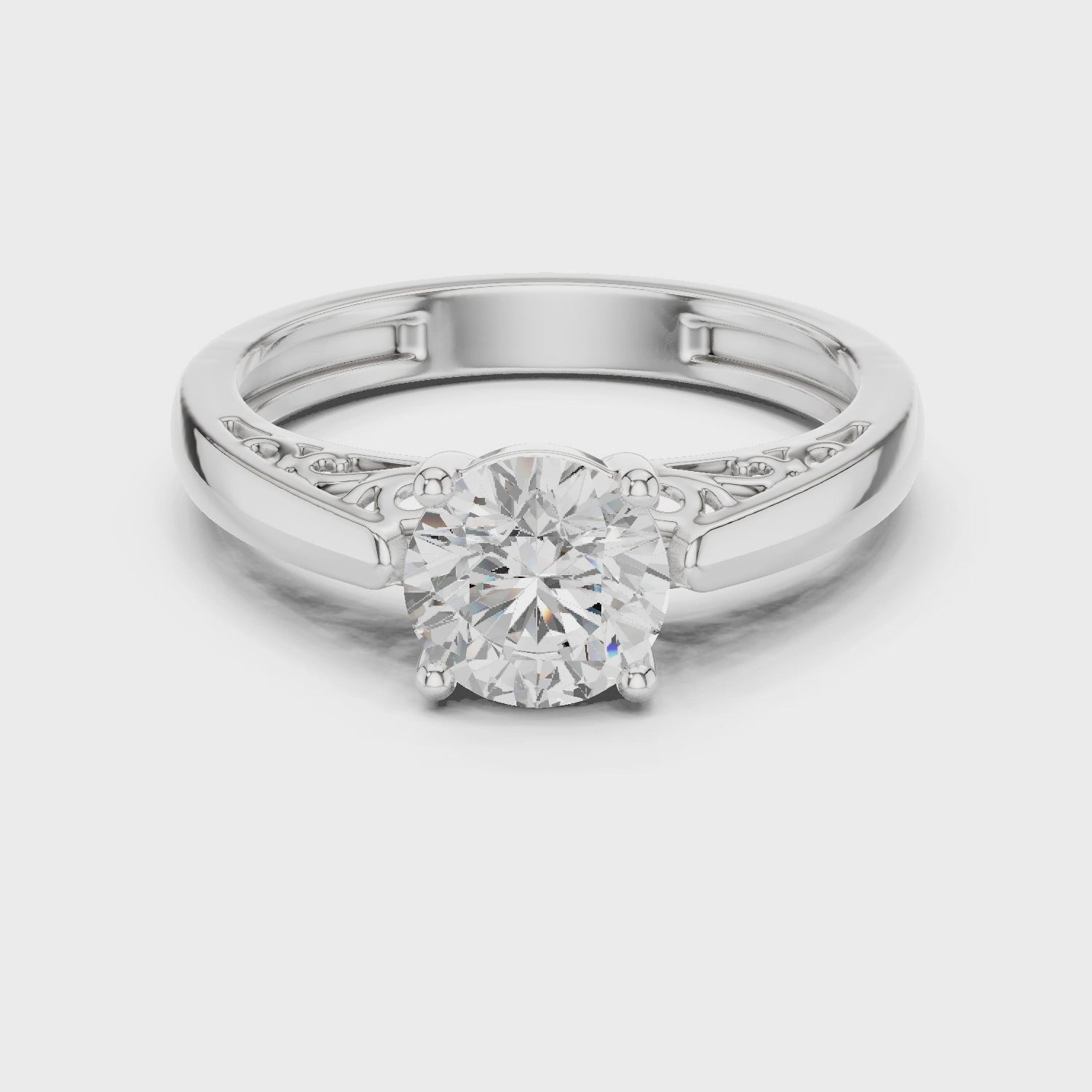 1.3 Carat Designer Moissanite Ring